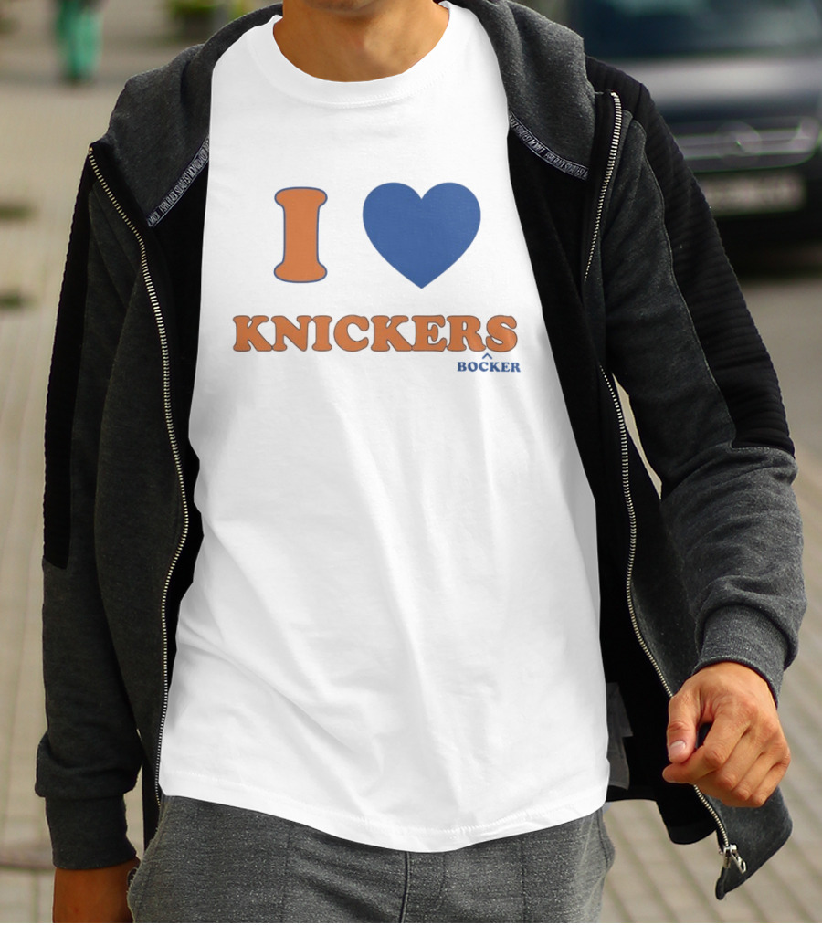 I Love Knicks Knickerbockers New York Basketball T-Shirt