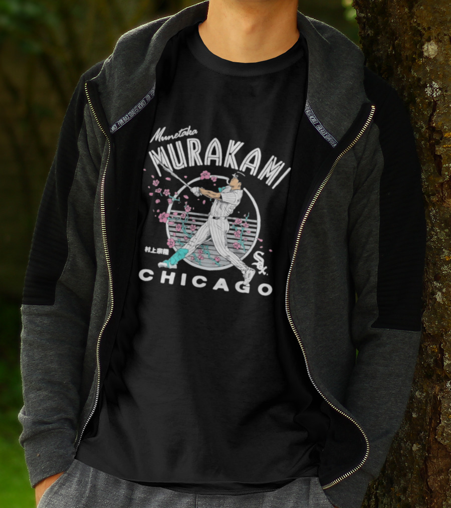 Munetaka Murakami Chicago White Sox Slugger Swing Blossom T-Shirt