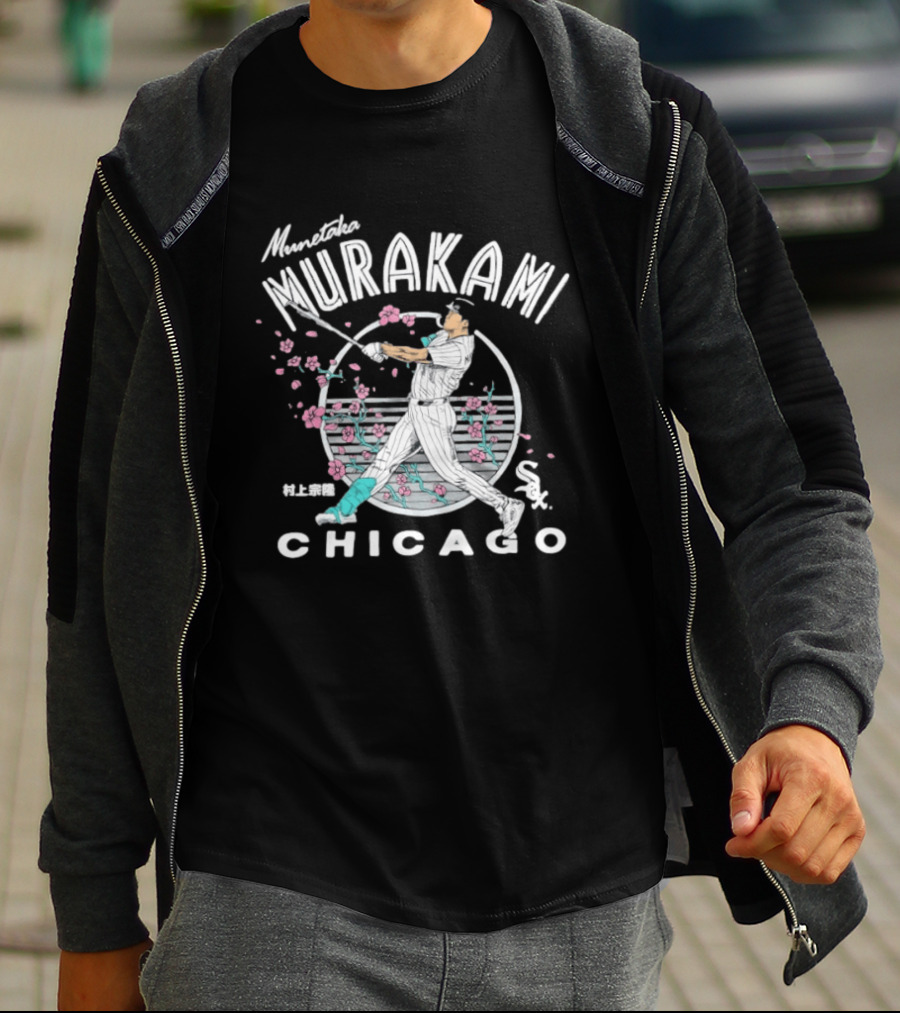 Munetaka Murakami Chicago White Sox Slugger Swing Blossom T-Shirt