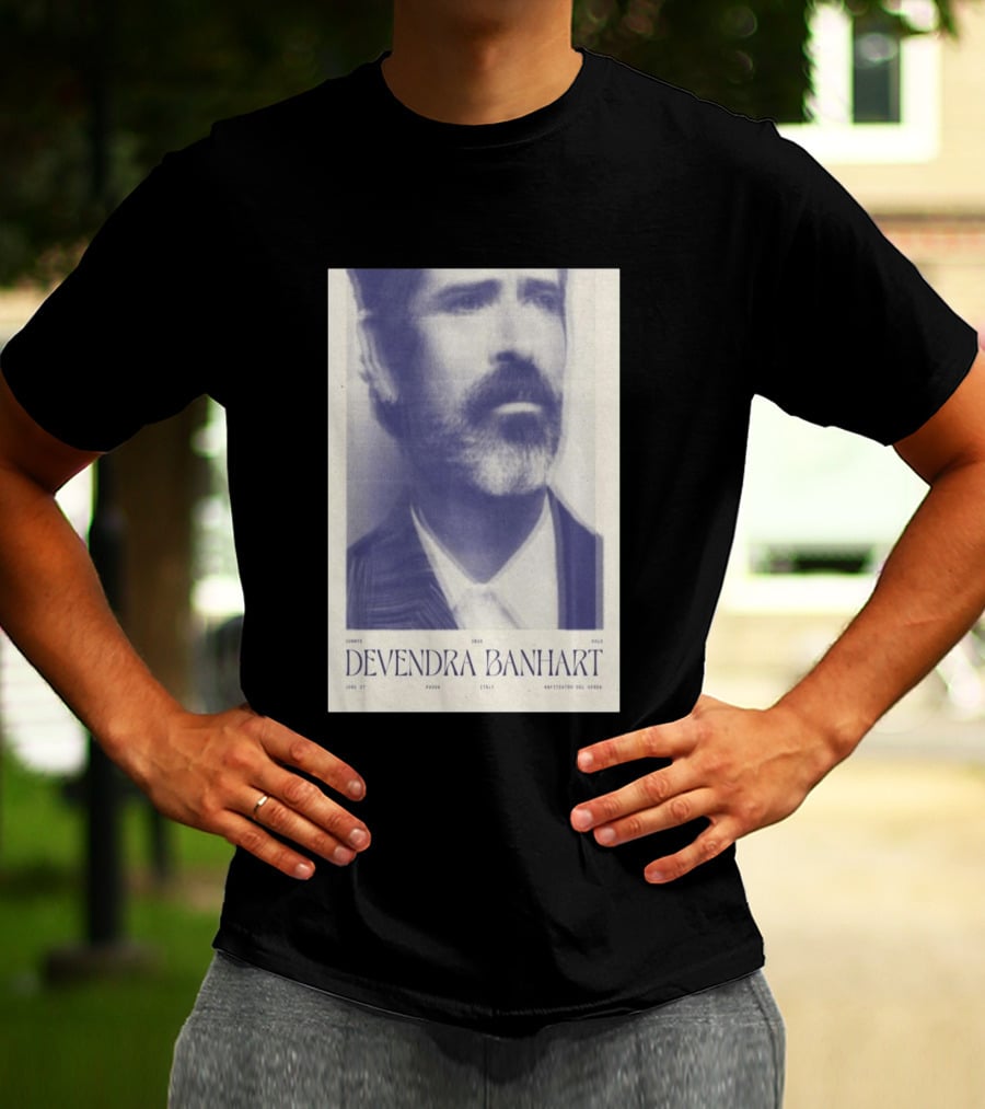 Devendra Banhart Anfiteatro Del Venda Padua Italy June 27 2026 T-Shirt
