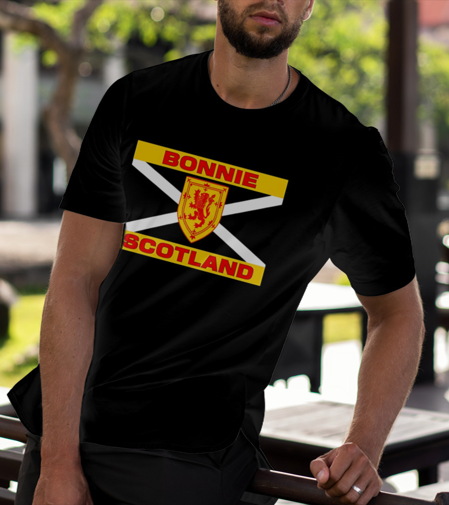 Bonnie Scotland Lion Flag 2026 Scottish Heritage Football T-Shirt