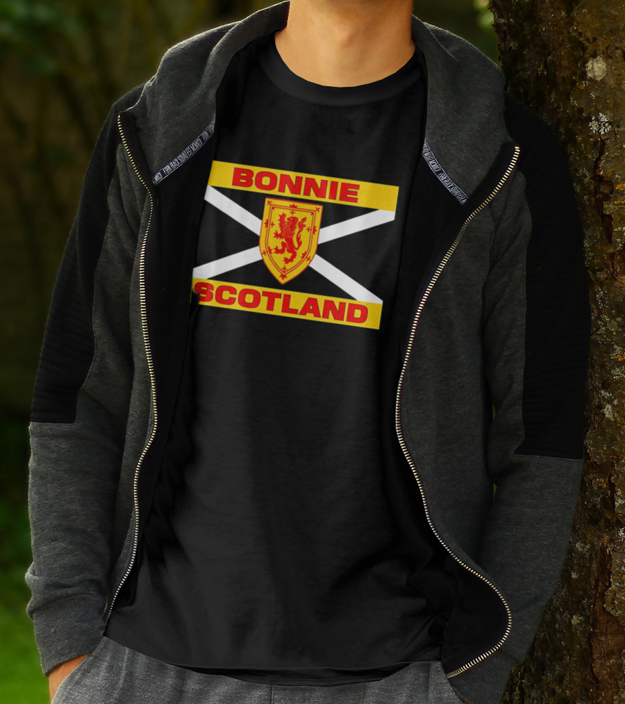 Bonnie Scotland Lion Flag 2026 Scottish Heritage Football T-Shirt