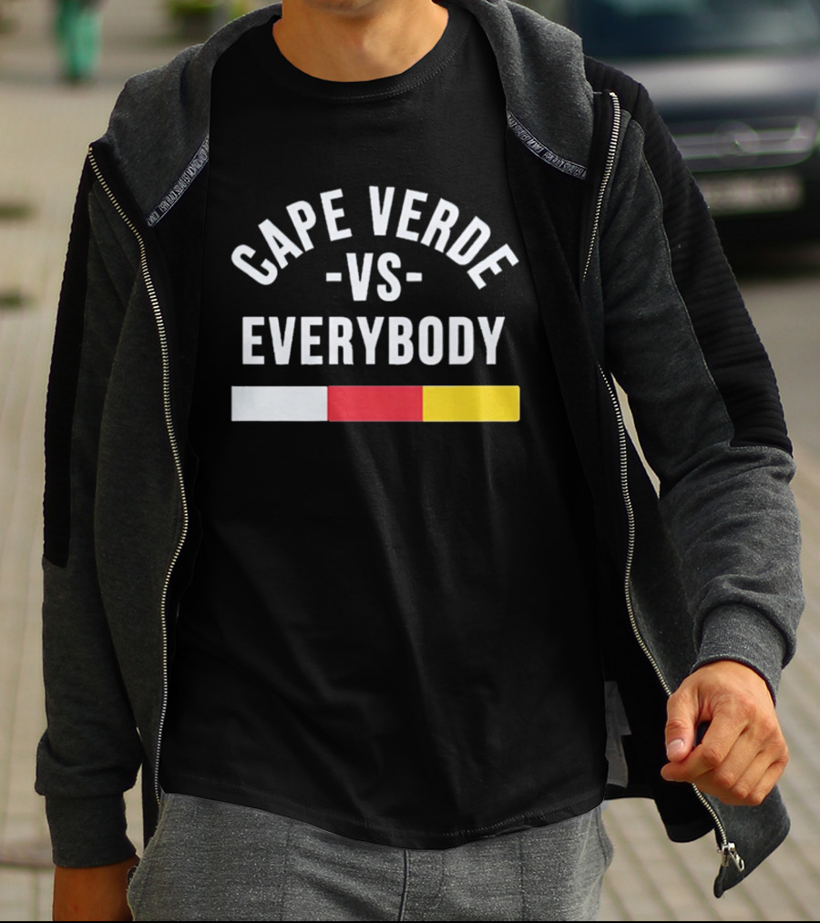 Cape Verde Vs Everybody African Nations Flag T-Shirt