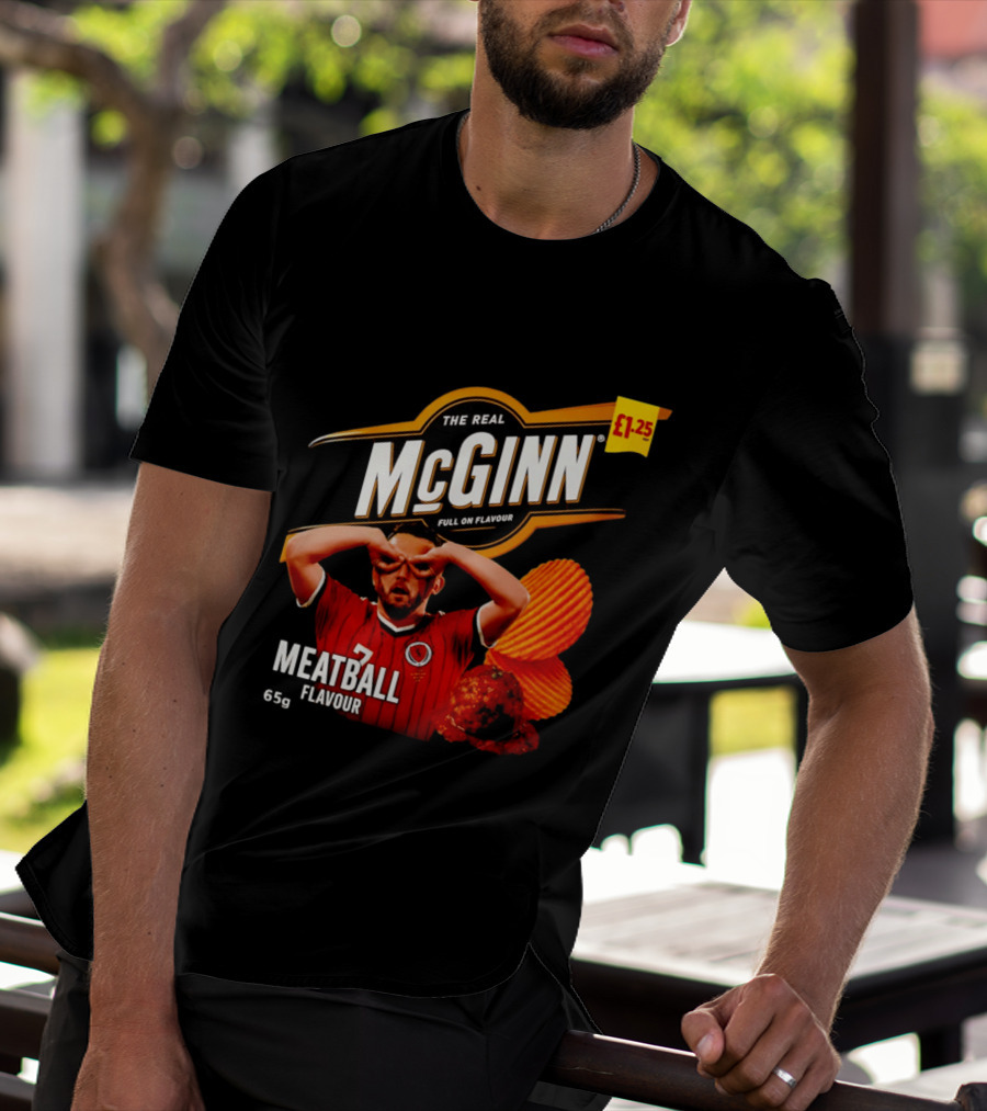 The Real McGinn Full On Flavour Meatball 65g £1.25 T-Shirt