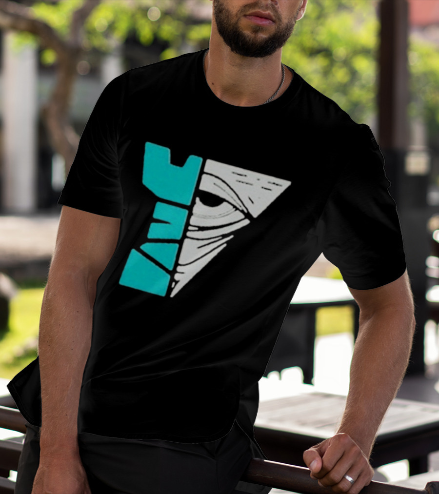 Kastle Group Whitephos X Kastle Face Off Bold Geometric Abstract T-Shirt