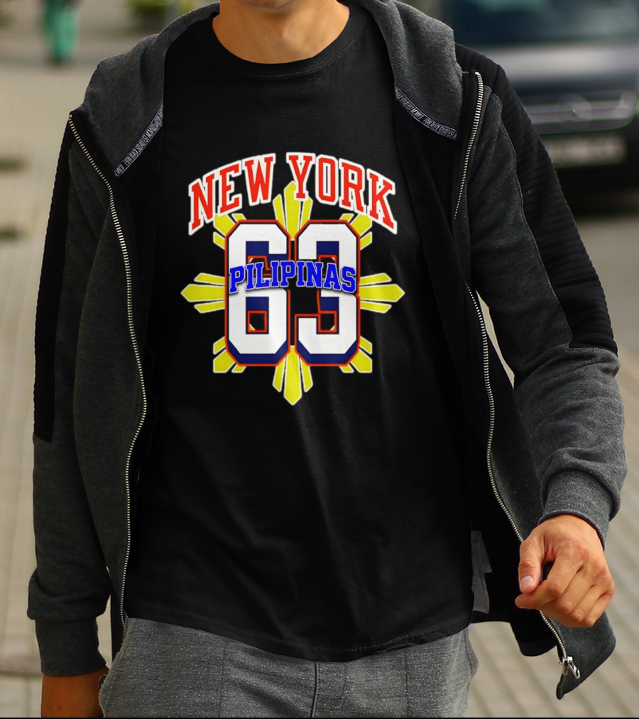 New York Pilipinas 63 Sunburst NBA Basketball 2026 T-Shirt
