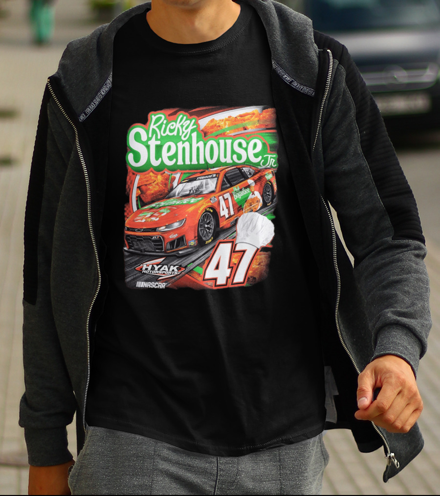 Ricky Stenhouse Jr. 47 Hyak Motorsports NASCAR Chef Boyardee T-Shirt