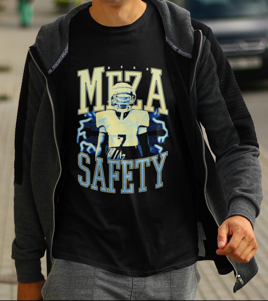 Ryan Meza Safety Football Player Number 7 T-Shirt