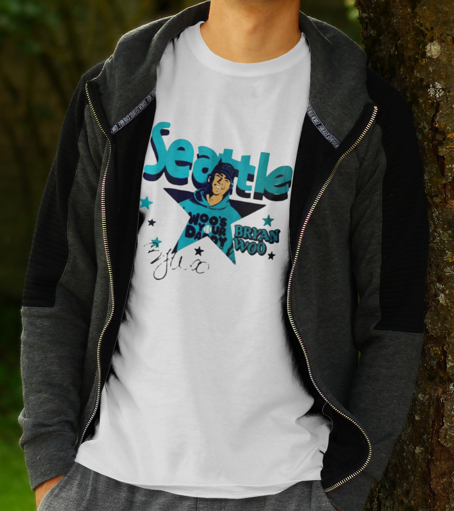 Seattle Mariners Bryan Woo Woo's Your Daddy T-Shirt