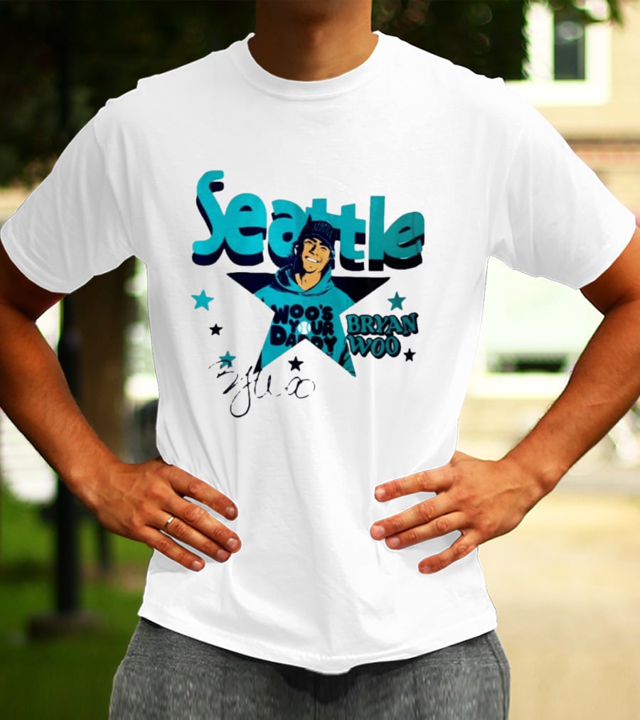 Seattle Mariners Bryan Woo Woo's Your Daddy T-Shirt