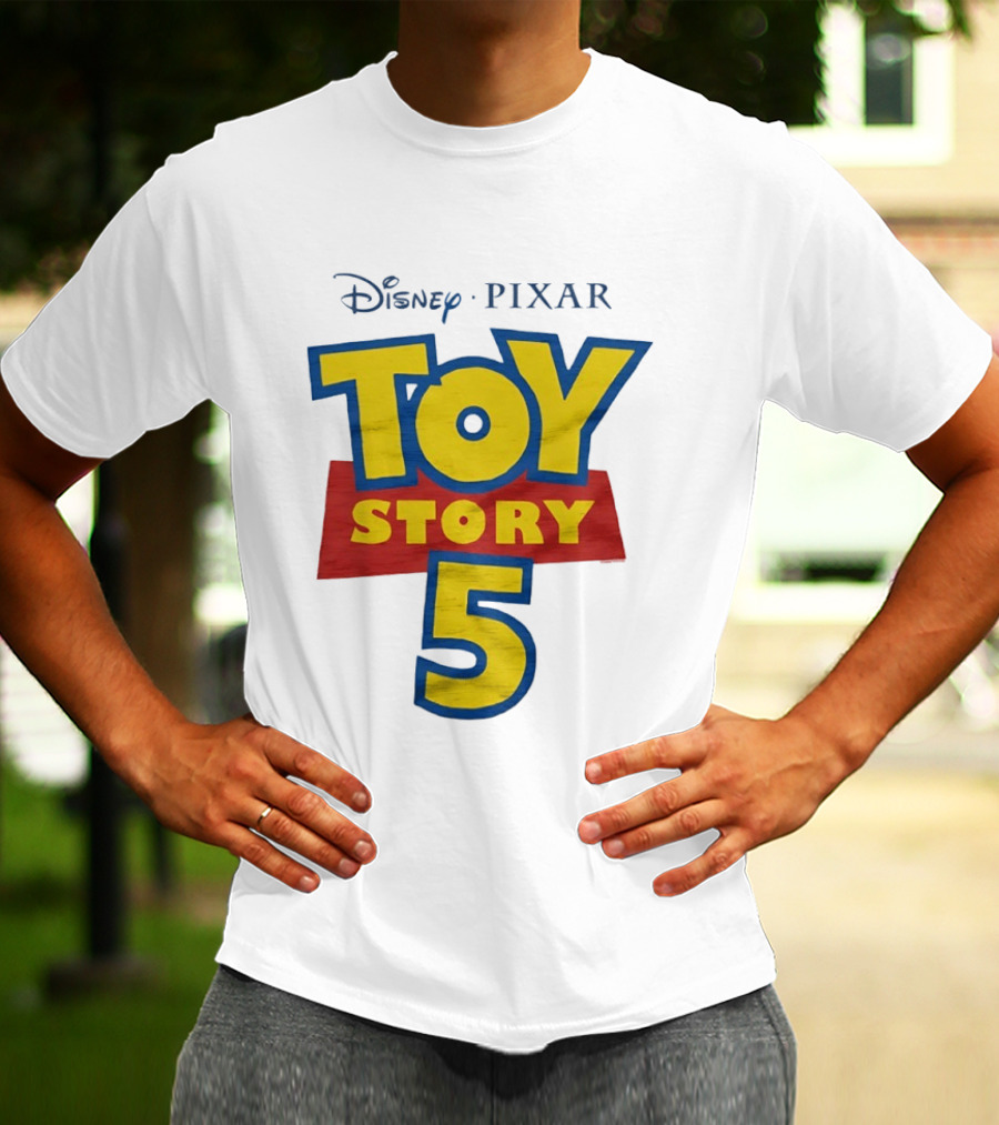 Disney Pixar Toy Story 5 Animated Adventure Movie T-Shirt