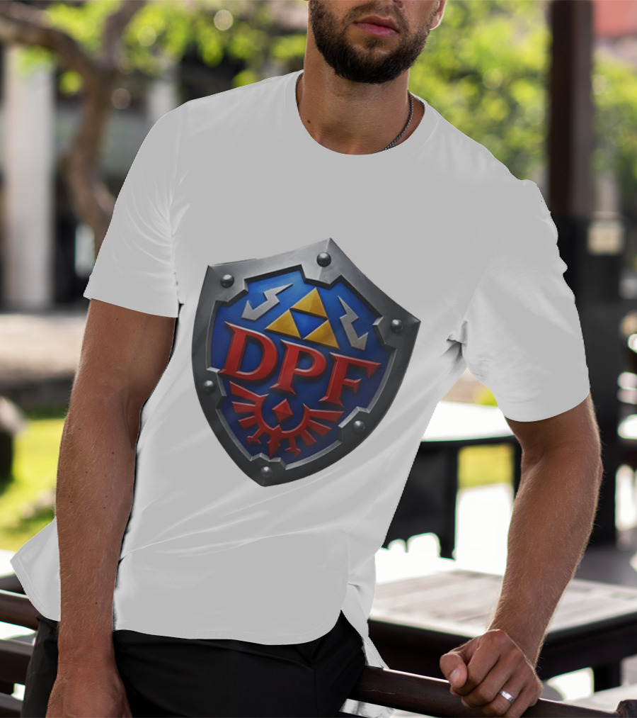 DPF Crest Shield Hylian Gamer Zelda TriForce T-Shirt