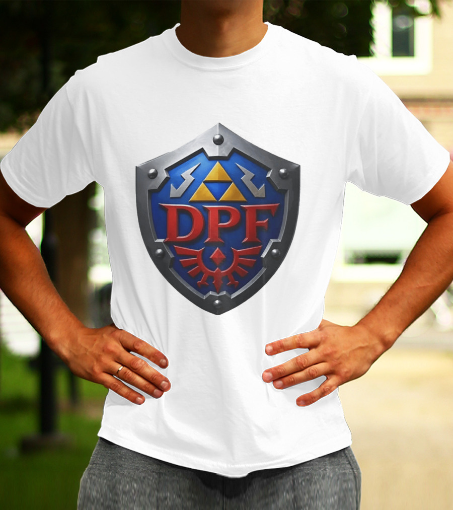 DPF Crest Shield Hylian Gamer Zelda TriForce T-Shirt