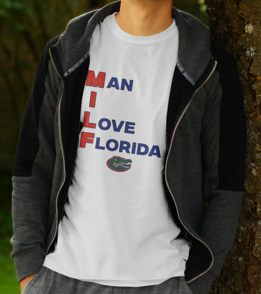 Man I Love Florida Gators College Football Gator T-Shirt