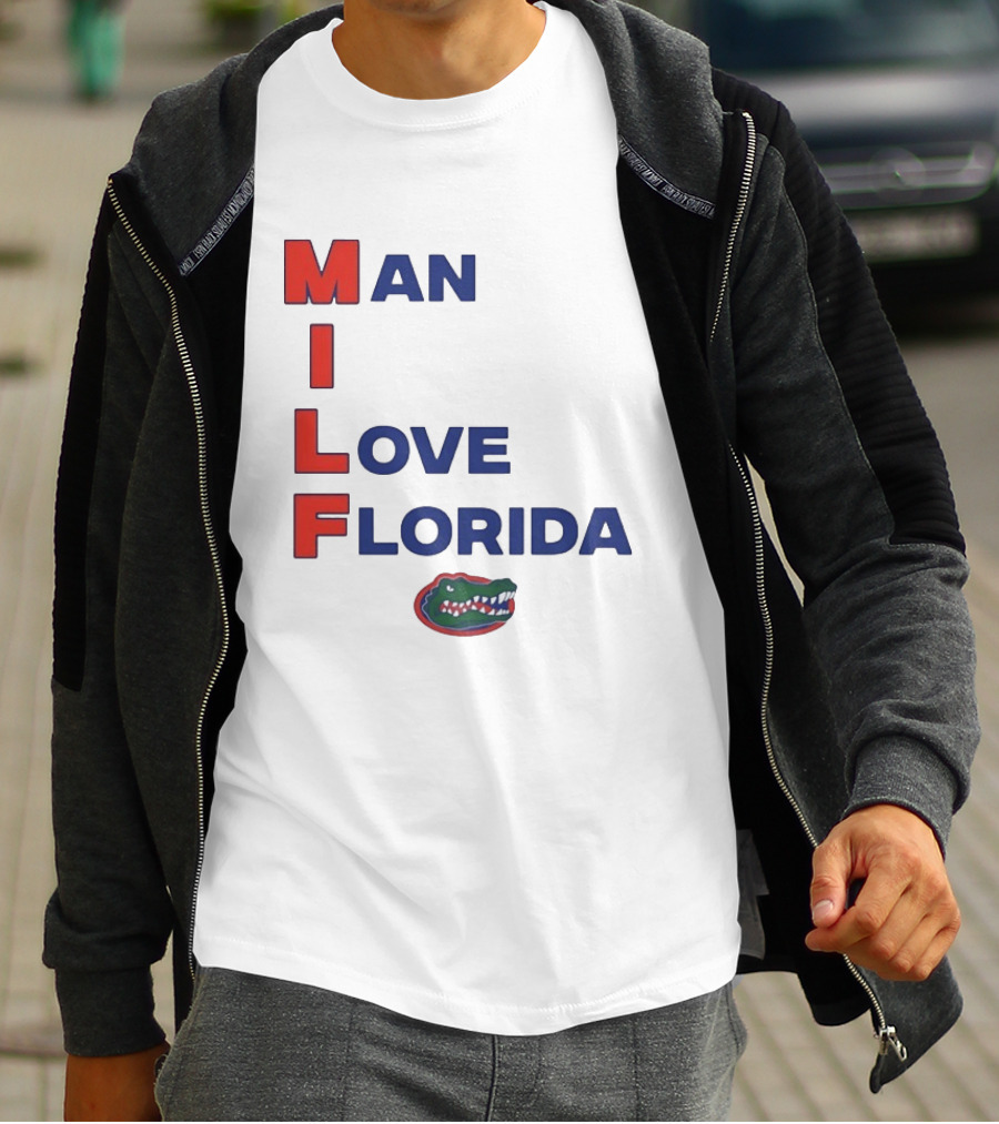 Man I Love Florida Gators College Football Gator T-Shirt