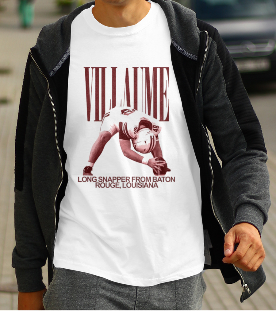 Villaume Long Snapper Baton Rouge Louisiana Football Player T-Shirt