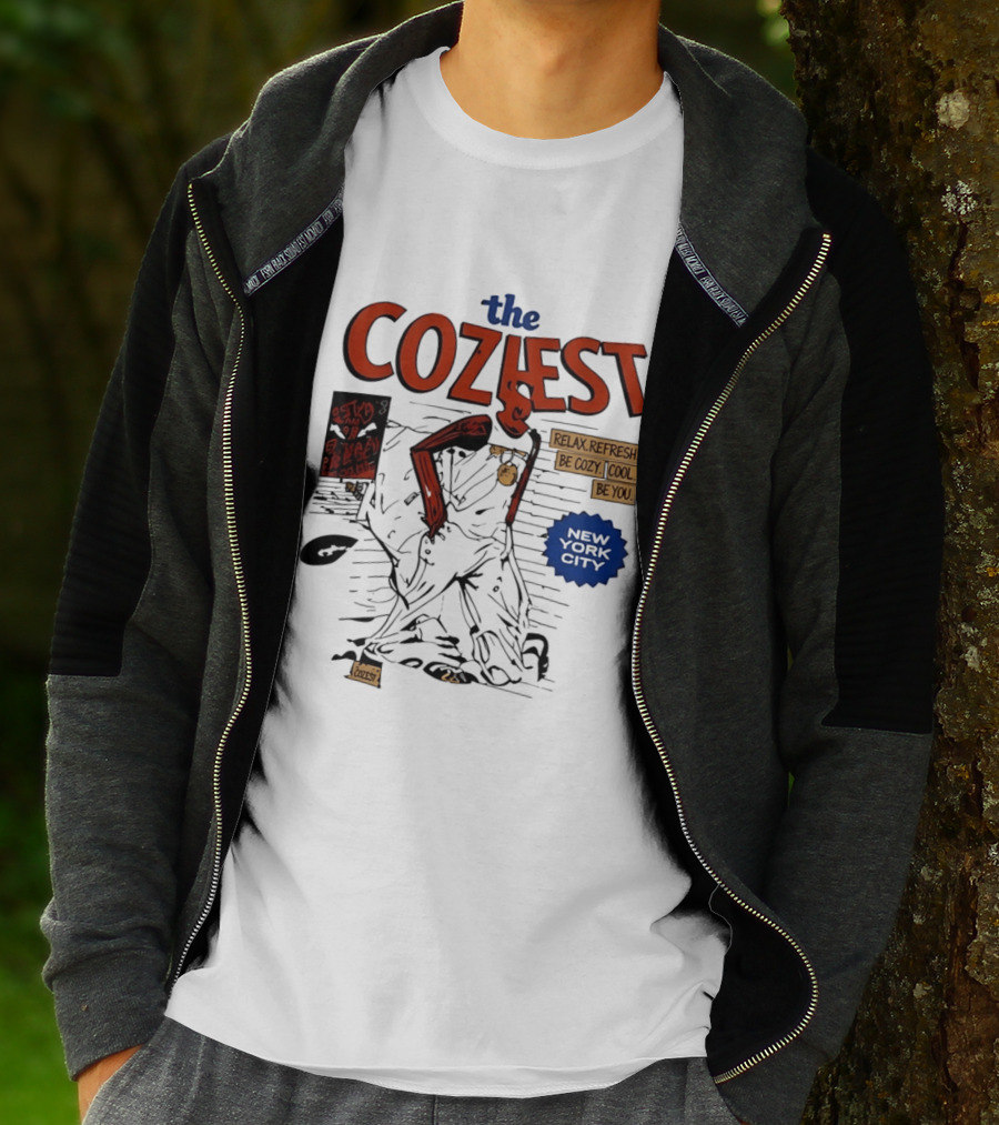 Jalen Brunson The Coziest New York City Relax Refresh Be Cozy Cool Be You T-Shirt