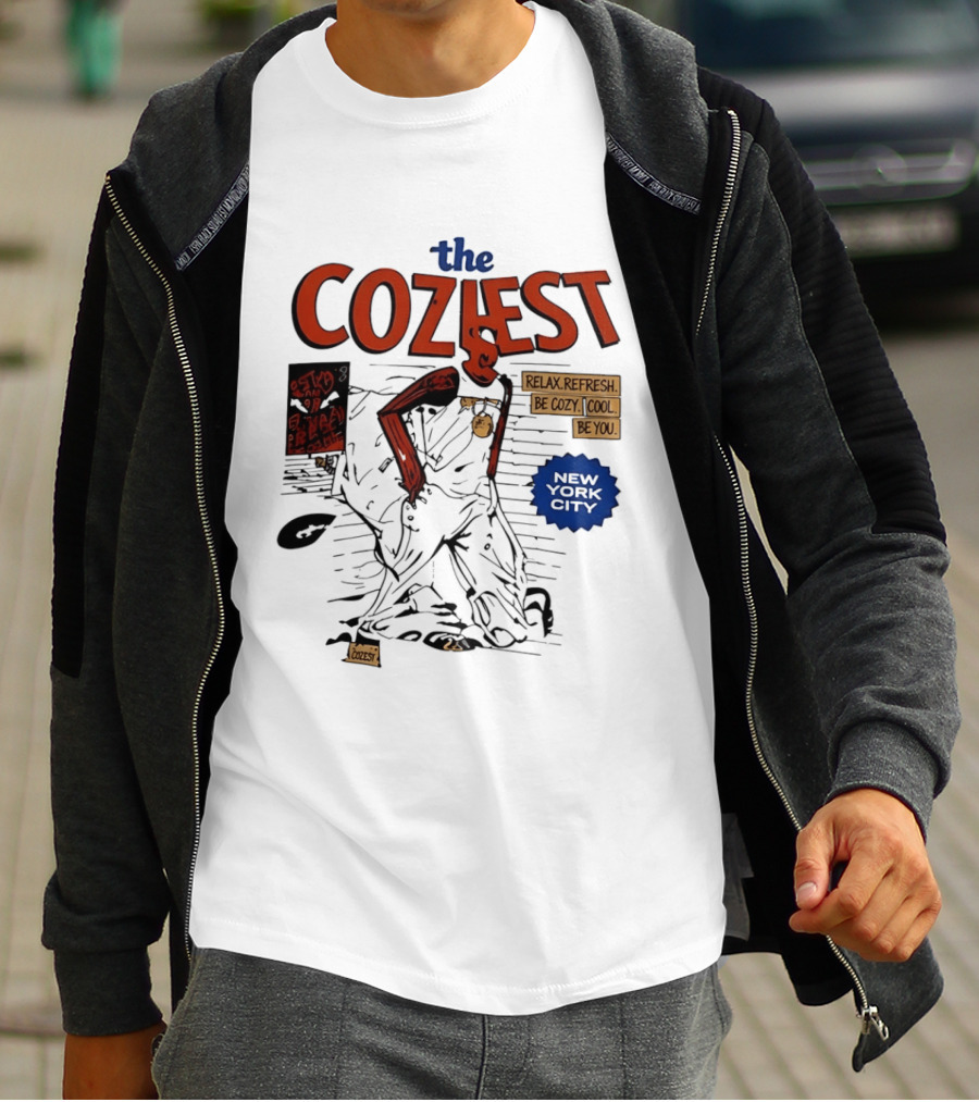 Jalen Brunson The Coziest New York City Relax Refresh Be Cozy Cool Be You T-Shirt