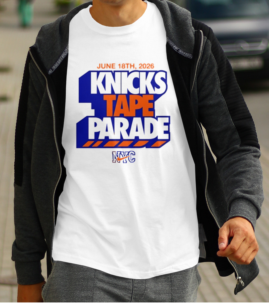 June 18th 2026 Knicks Tape Parade NYC NBA T-Shirt