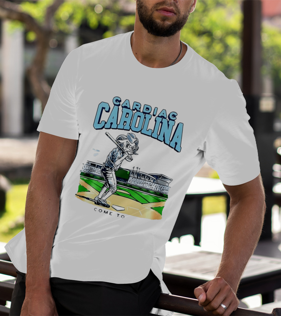 Cardiac Carolina Come To Omaha North Carolina Tar Heels X Cardiac Carolina Welcome To Omaha 2026 T-Shirt