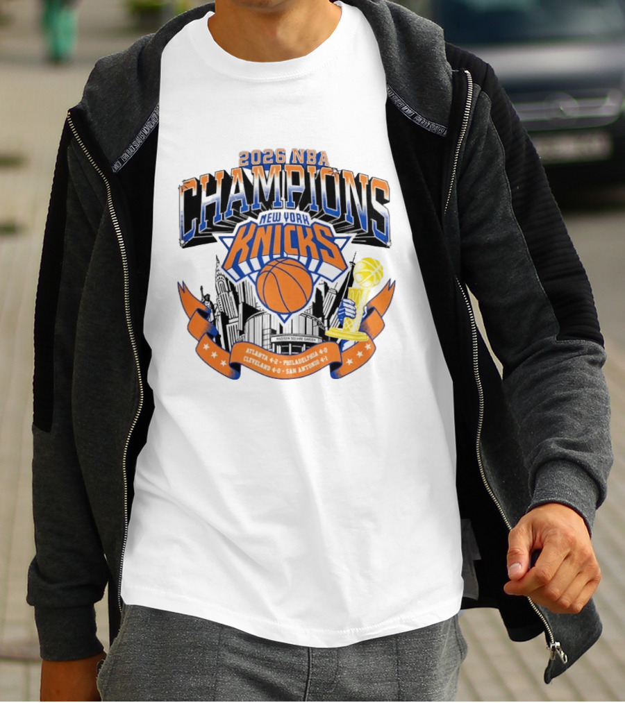 2026 NBA Champions New York Knicks Madison Square Garden T-Shirt