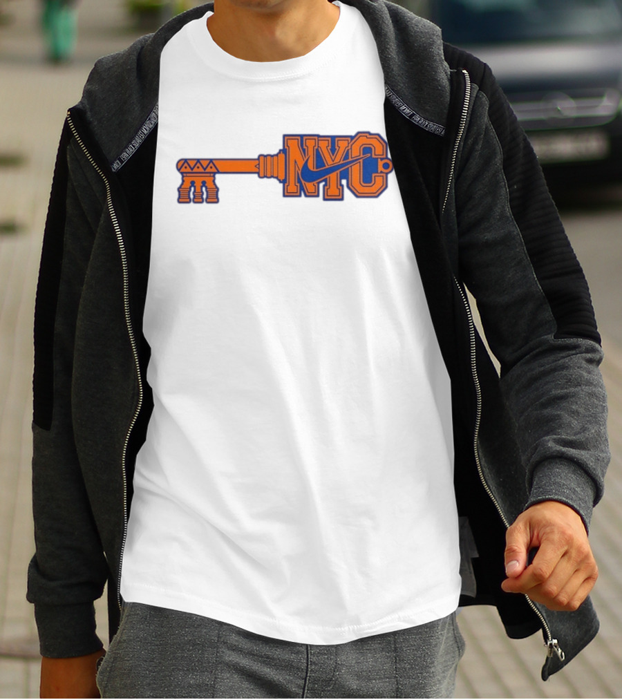 NYC Key New York Knicks Basketball Nike T-Shirt