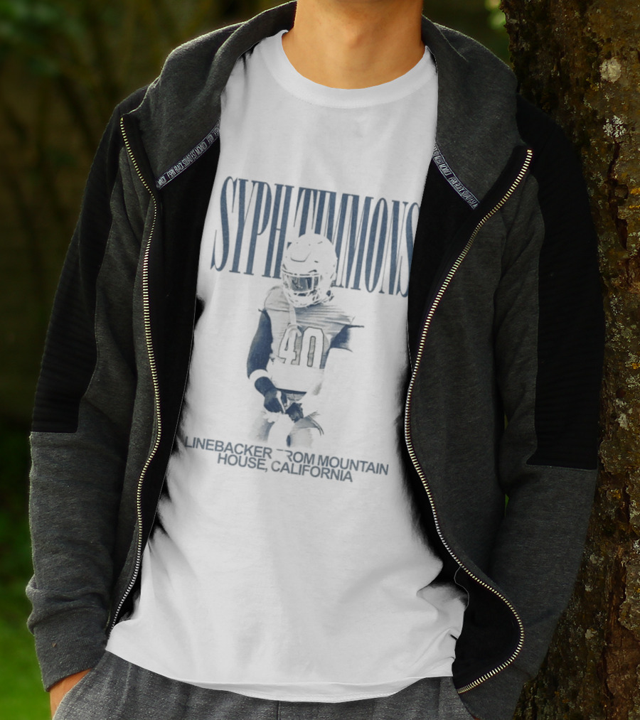 Syph Timmons Linebacker Orlando California Football 40 T-Shirt