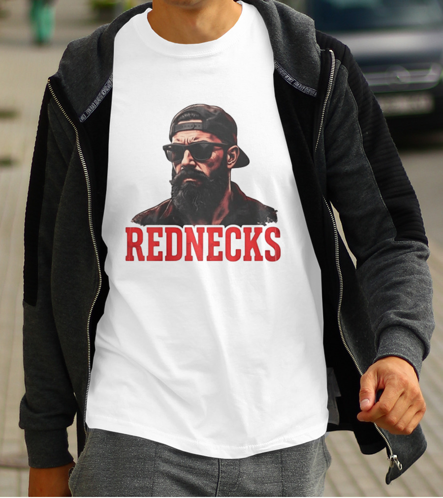 Rednecks Bearded Man Sunglasses Country Life T-Shirt