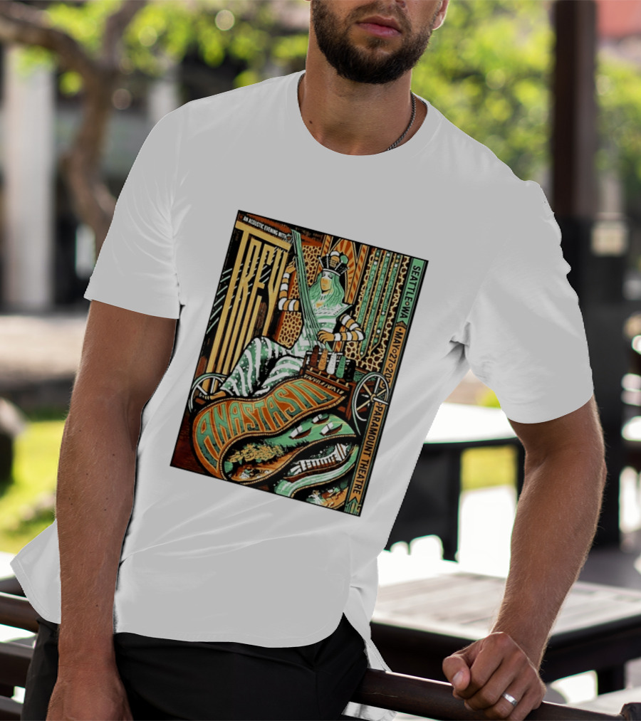 Trey Anastasio Acoustic Evening Seattle WA May 27 2026 Paramount Theatre T-Shirt