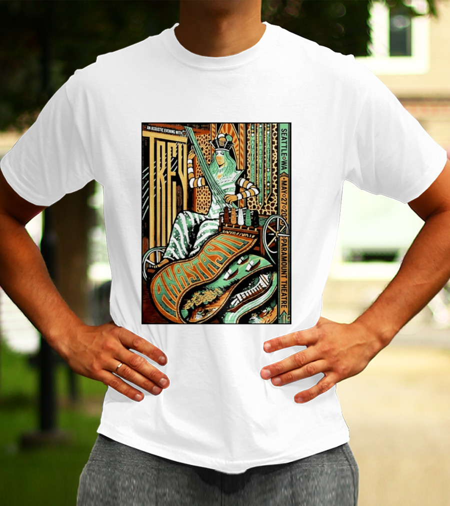 Trey Anastasio Acoustic Evening Seattle WA May 27 2026 Paramount Theatre T-Shirt