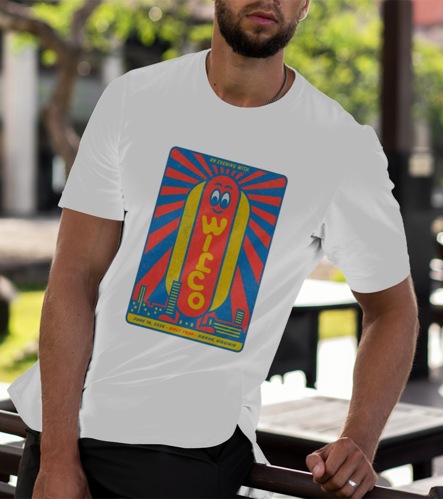 An Evening With Wilco June 18 2026 Wolf Trap Vienna Virginia T-Shirt