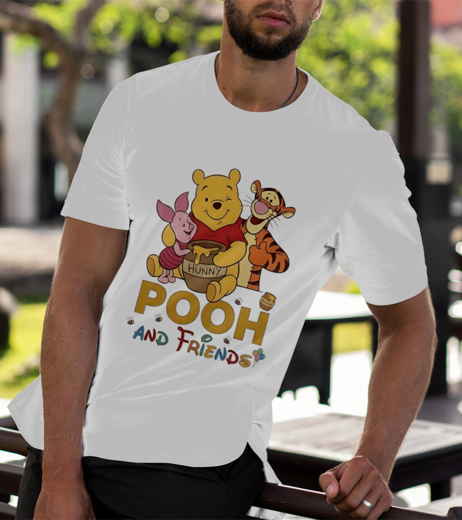 Pooh And Friends Hunny Pot Tigger Piglet T-Shirt