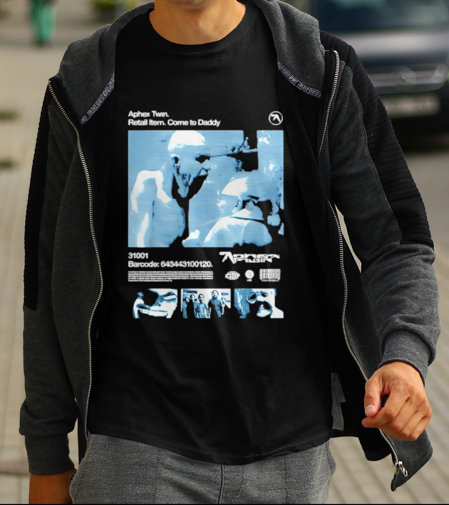 Aphex Twin Richard D James Come To Daddy 31001 Barcode 636461308120 T-Shirt