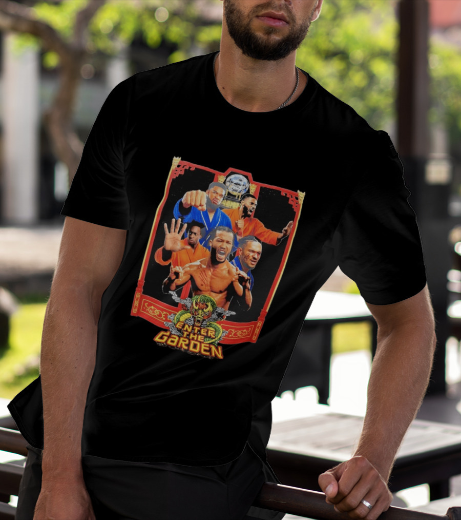 Jalen Brunson Karl Anthony Towns Mikal Bridges Josh Hart Enter The Garden Knicks Basketball T-Shirt