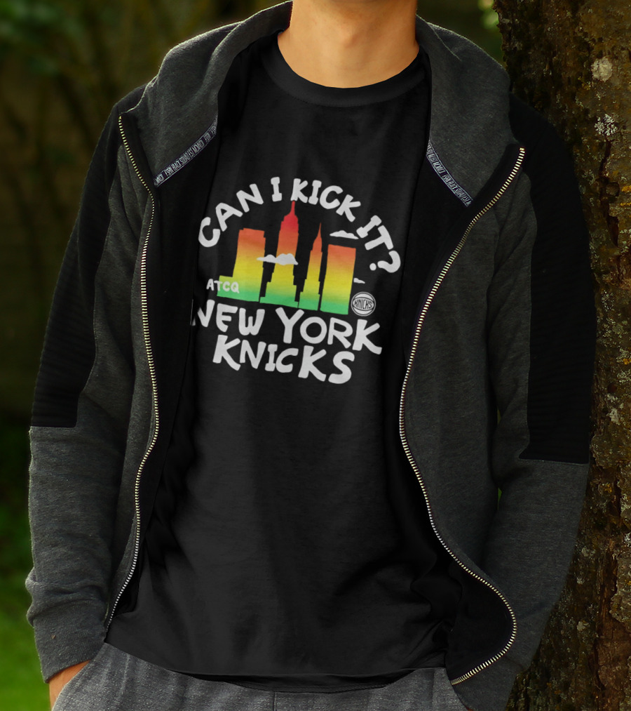 Can I Kick It New York Knicks Skyline ATCQ NBA 2026 T-Shirt
