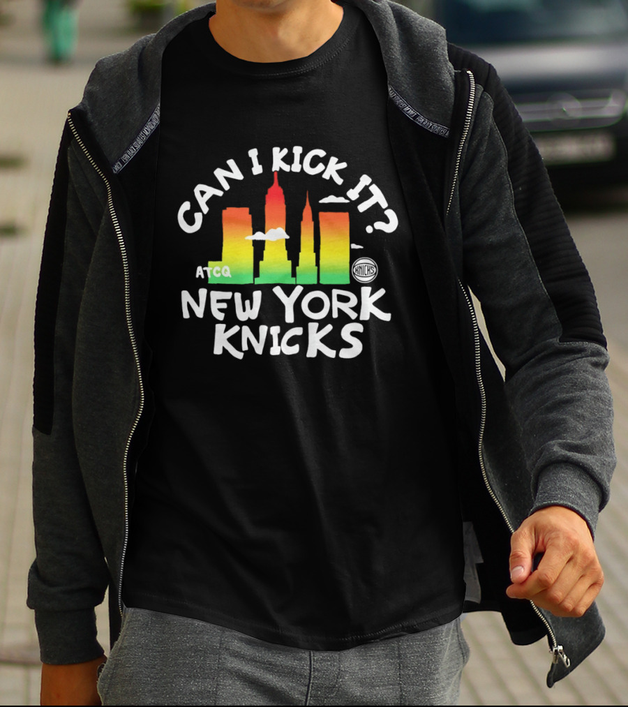 Can I Kick It New York Knicks Skyline ATCQ NBA 2026 T-Shirt