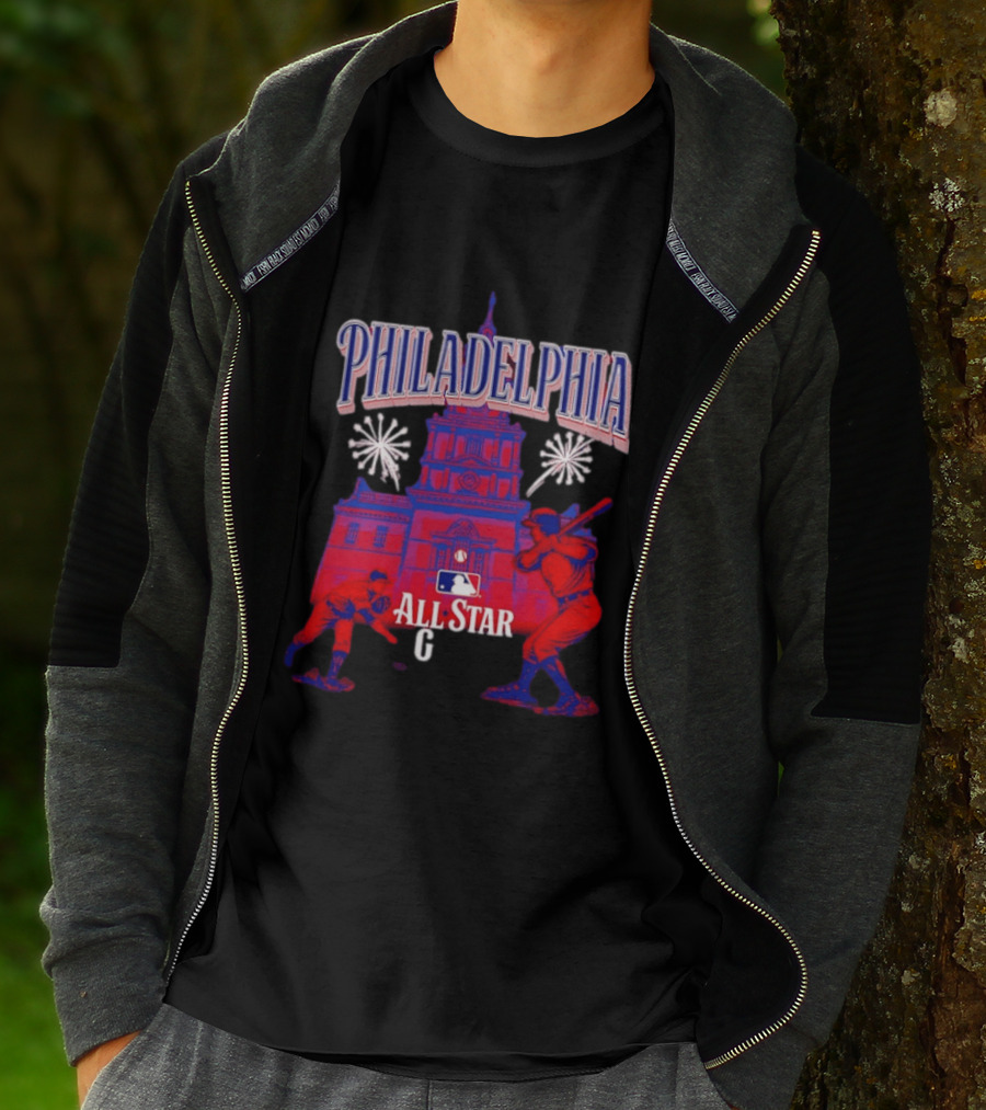 Philadelphia MLB All Star Game 2026 Independence Hall Baseball T-Shirt