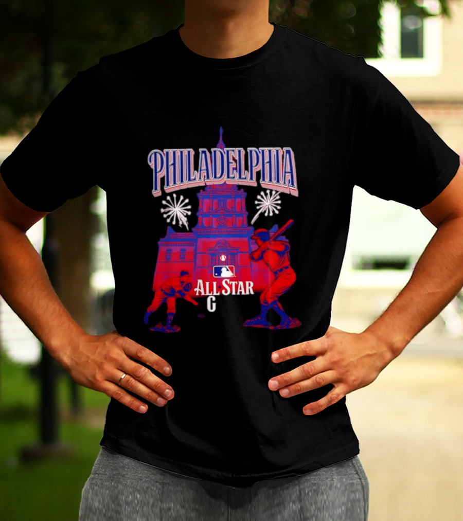 Philadelphia MLB All Star Game 2026 Independence Hall Baseball T-Shirt