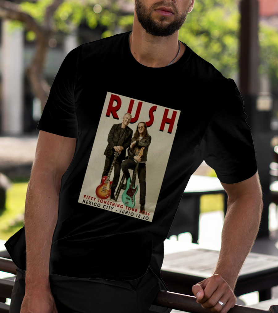 RUSH Mexico City Fifty Catfifty June 19 2026 Show T-Shirt