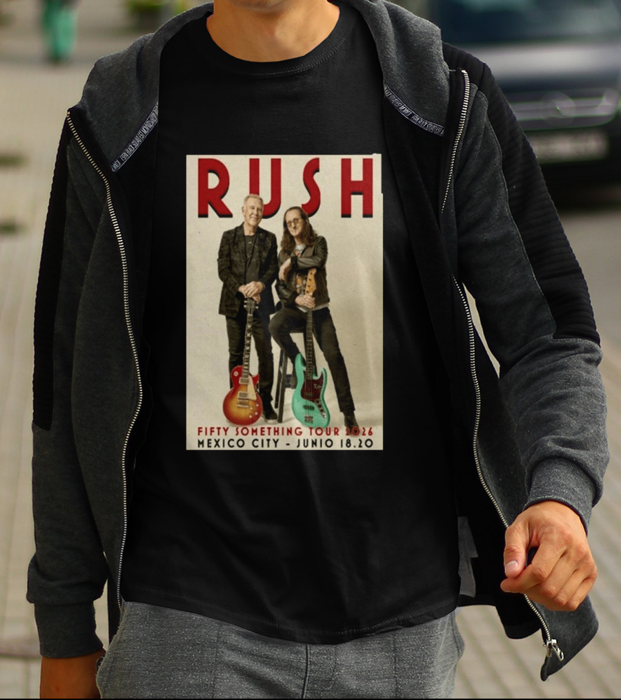 RUSH Mexico City Fifty Catfifty June 19 2026 Show T-Shirt