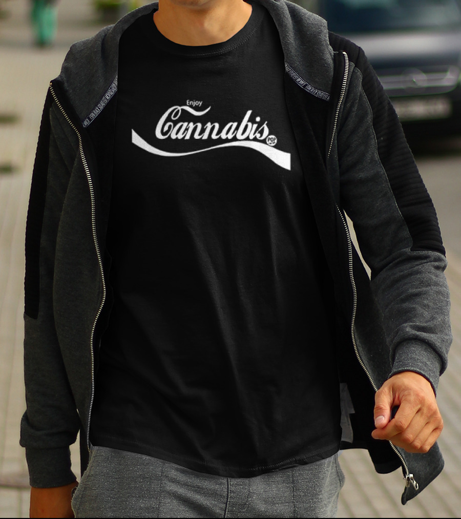 Enjoy Cannabis Coca Cola T-Shirt
