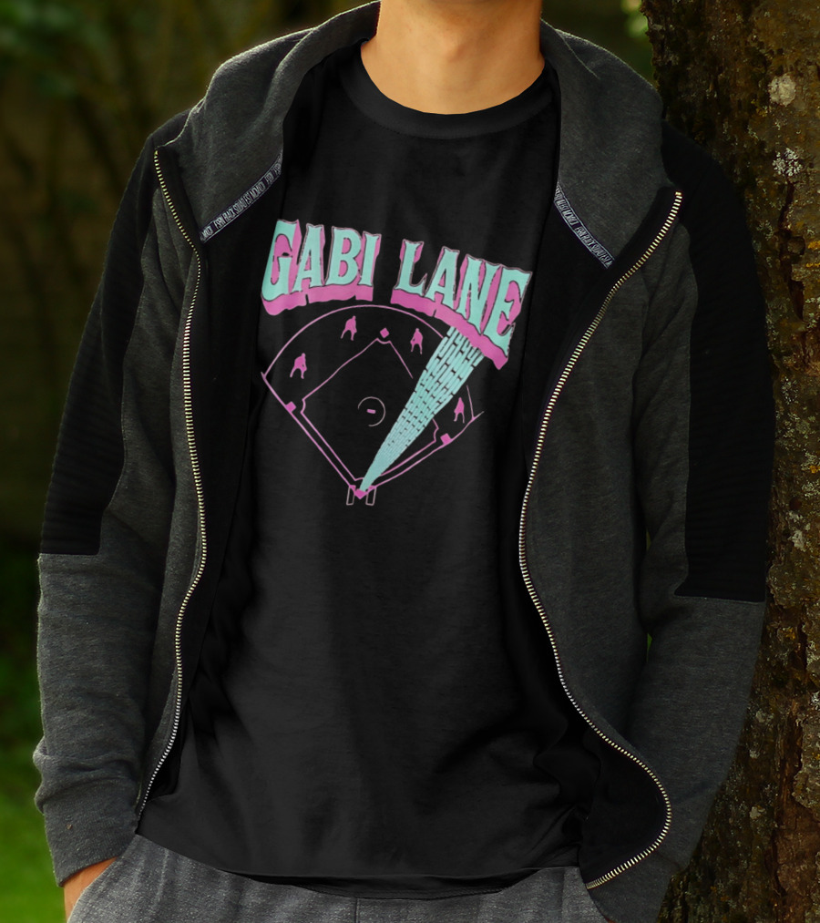 Gabi Lane Baseball Field Diamond Players T-Shirt