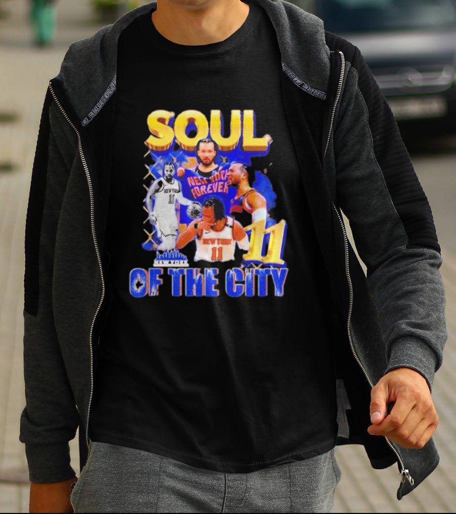 New York Knicks Jalen Brunson 11 Soul Of The City Forever T-Shirt