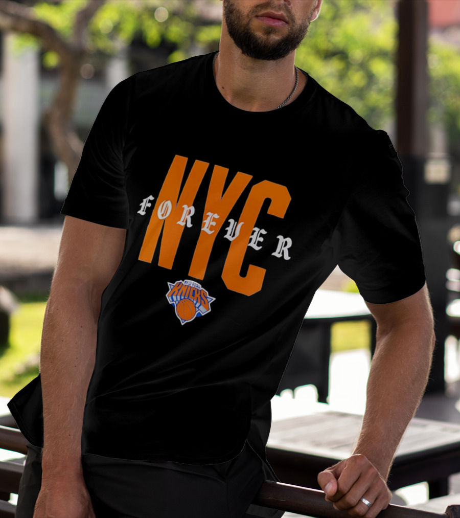 New York Knicks NYC Forever Basketball T-Shirt