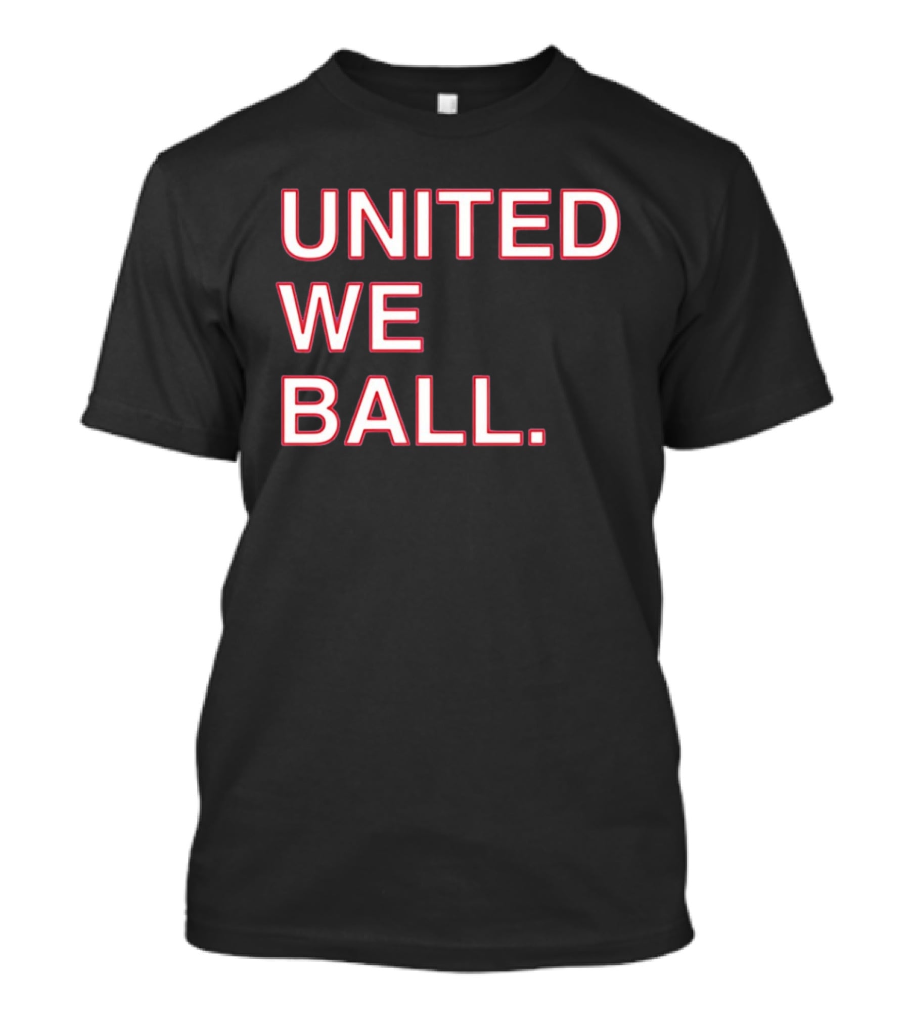 United We Ball Basketball Teamwork Sports Motivation T-Shirt