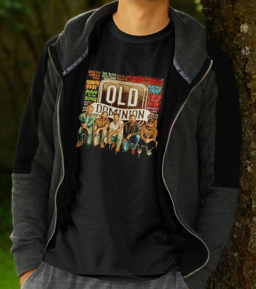 Old Dominion No Bad Feelings Song For Another Time Beautiful Sky Country Music T-Shirt