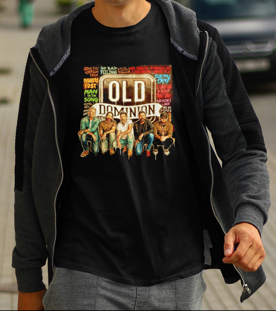Old Dominion No Bad Feelings Song For Another Time Beautiful Sky Country Music T-Shirt