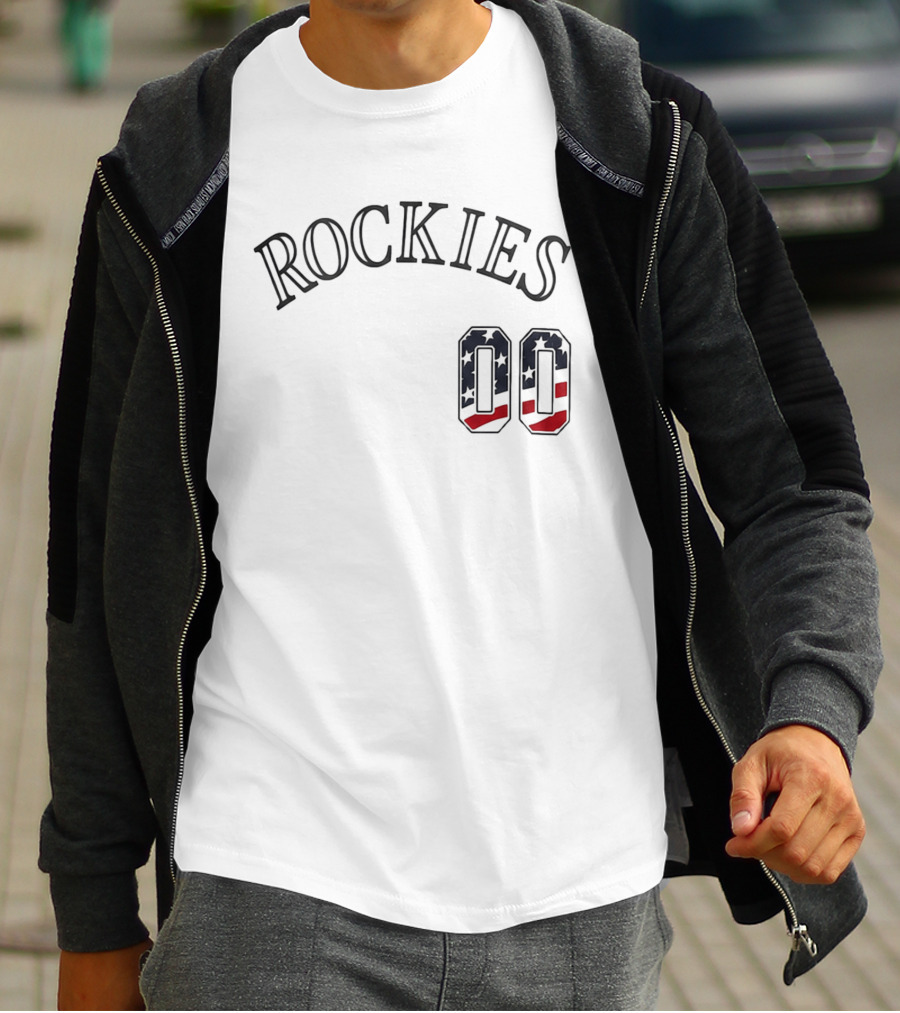 Rockies 2026 USA 250 Star And Stripe 00 T-Shirt