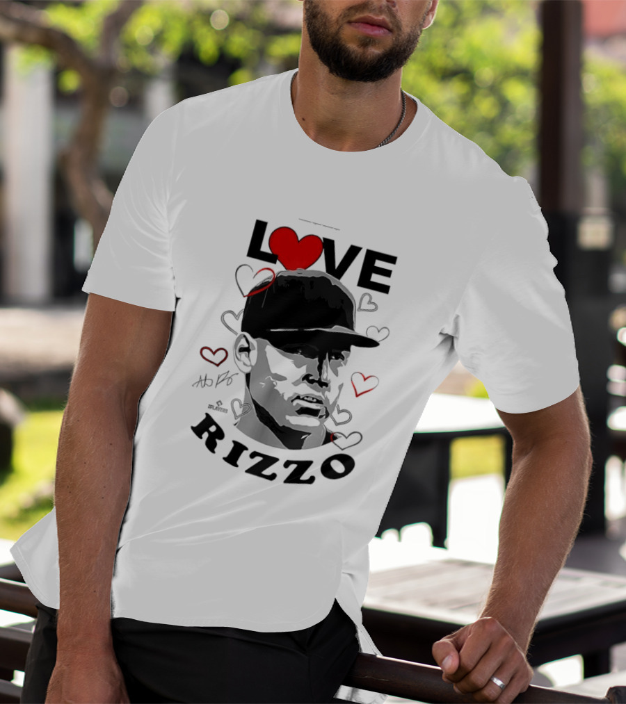 Love Heart Anthony Rizzo New York Yankees Baseball T-Shirt