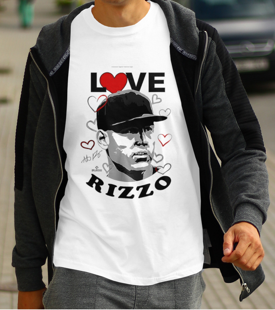 Love Heart Anthony Rizzo New York Yankees Baseball T-Shirt